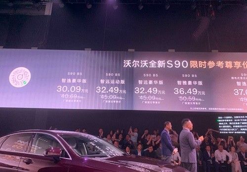 全新沃尔沃s90报价及图片尺寸参数
