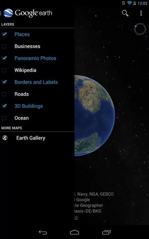 google earth是款由谷歌开发的地球仪软件